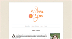 Desktop Screenshot of andreapyros.com